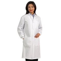 Unisex Snap Front Lab Coat